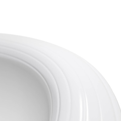 Saladeira Duo Oval Branco 33X30CM